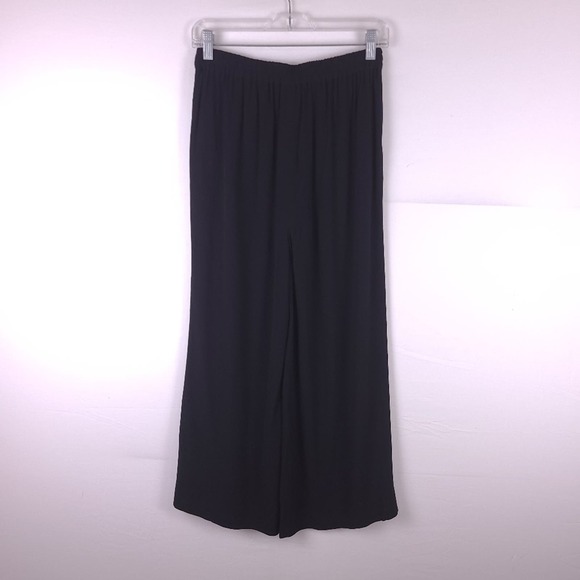 NWT Kate Spade Black Synna Pants Size XS Capri Elastic Waist Cropped - Picture 4 of 8